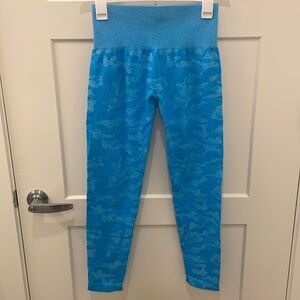 NVGTN Camo Seamless Leggings - Caribbean